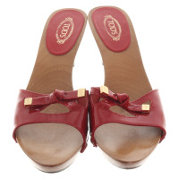 Tod's Sandals in red