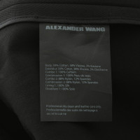 Alexander Wang Leather-trimmed dress