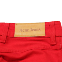 Acne Jeans in Rot