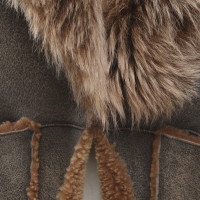 Ralph Lauren Gilet in Pelle in Marrone