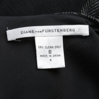 Diane Von Furstenberg Jurk in zwart / grijs