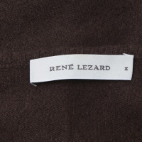 René Lezard Sweater in donkerbruin