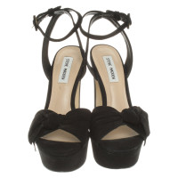 Steve Madden Sandalen Suède in Zwart