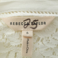 Rebecca Taylor Witte blouse met kant