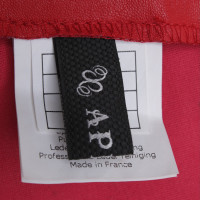 Andere merken Aphero - lederen broek in het rood