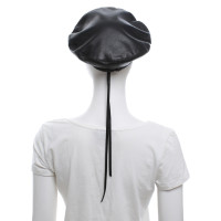 Eugenia Kim Hat/Cap Leather in Black