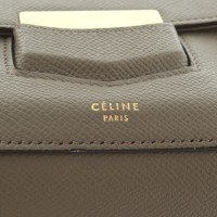 Céline Trotteur Medium Leather in Taupe