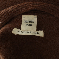 Hermès Kasjmier jurk in bruin