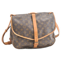 Louis Vuitton Saumur 30 in Pelle in Marrone