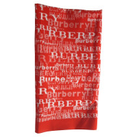 Burberry Sciarpa in Cotone in Rosso