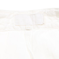 Etro Paire de Pantalon en Lin en Blanc