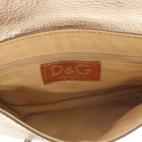 D&G Shoulder bag Leather in Gold