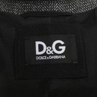 Dolce & Gabbana Giacca con motivo a spina di pesce