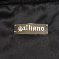 John Galliano Mini-Kleid mit Spitzenbesatz