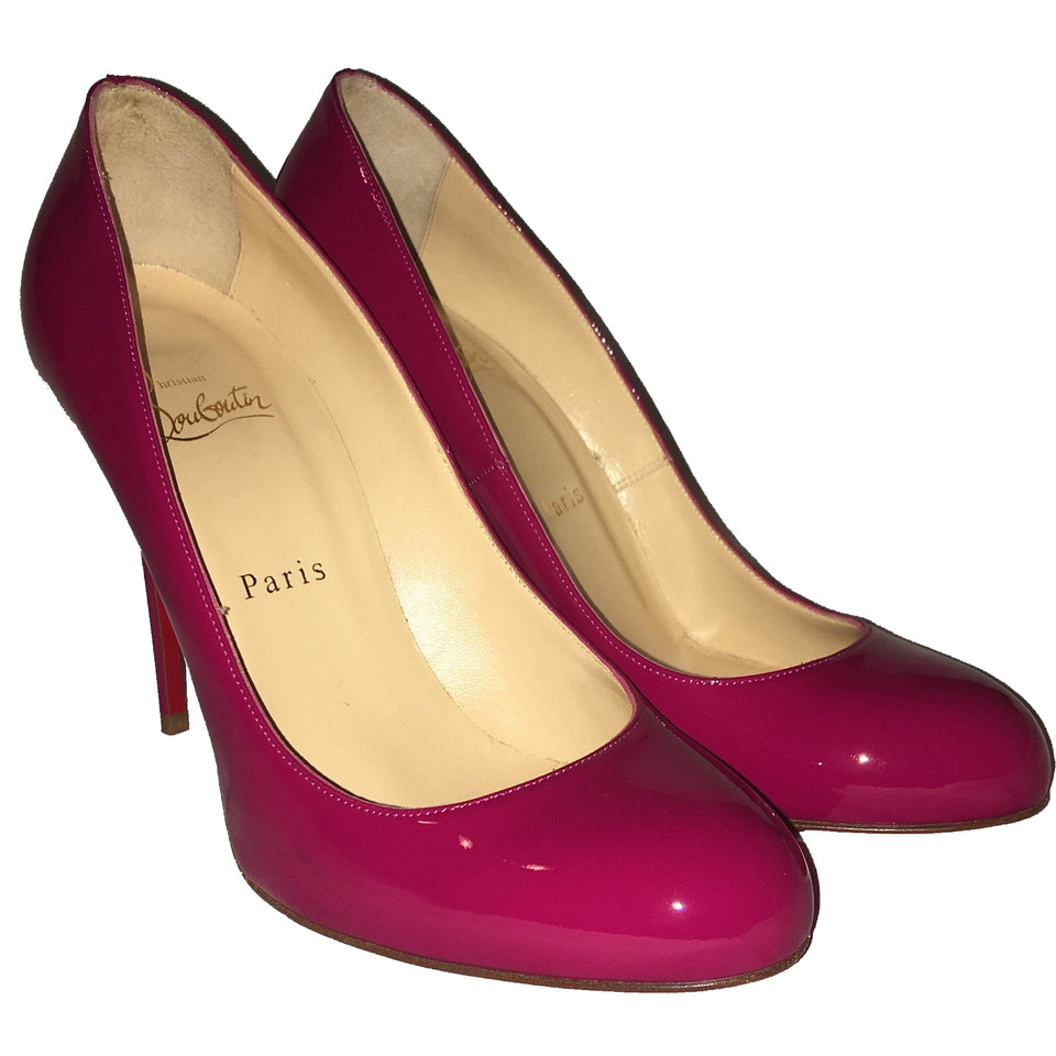 Christian Louboutin Patent leather pumps in pink