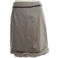 Gunex skirt in grey / Brown