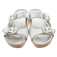 Stuart Weitzman Sandals in Zilver / Zwart