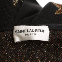 Saint Laurent Sweater in zwart / goud