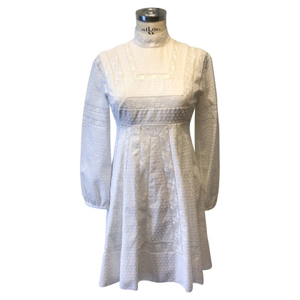 Christian Dior Dress Cotton in White