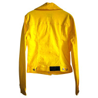 Moschino Jacket/Coat Cotton in Yellow