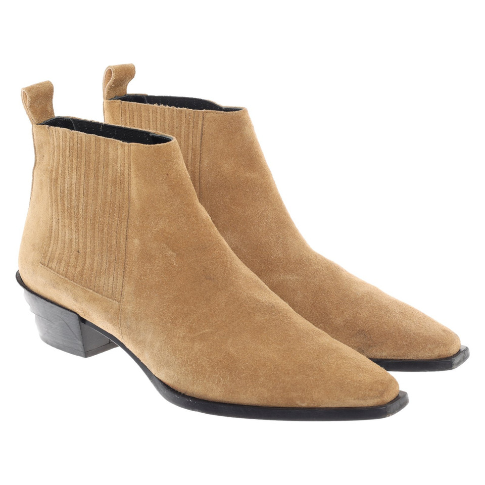 Aeyde Bottines en Cuir en Marron