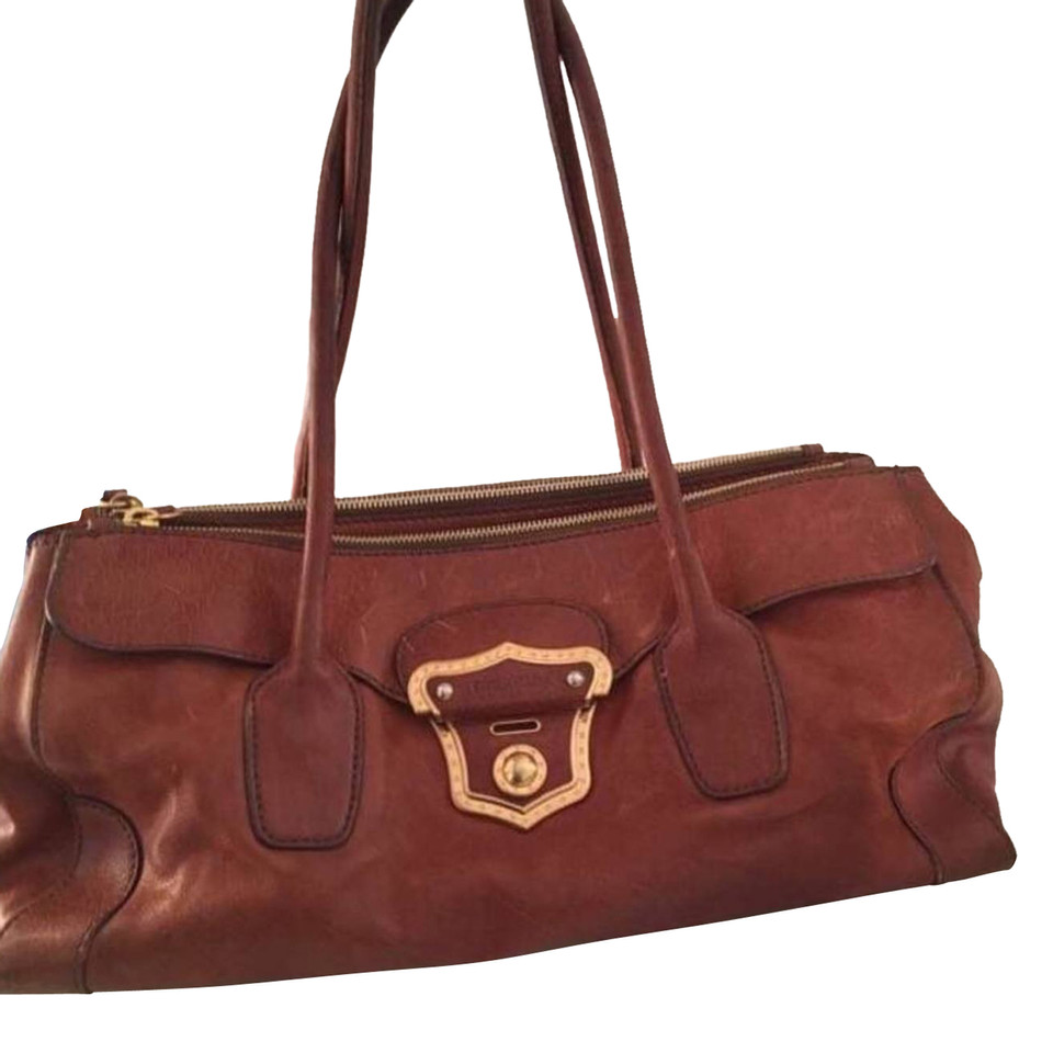 Miu Miu Handbag Leather in Ochre