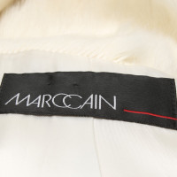 Marc Cain Geitenleer jas in het wit