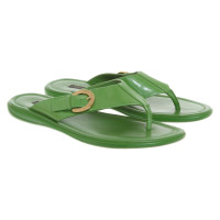 Louis Vuitton Sandals Patent leather in Green
