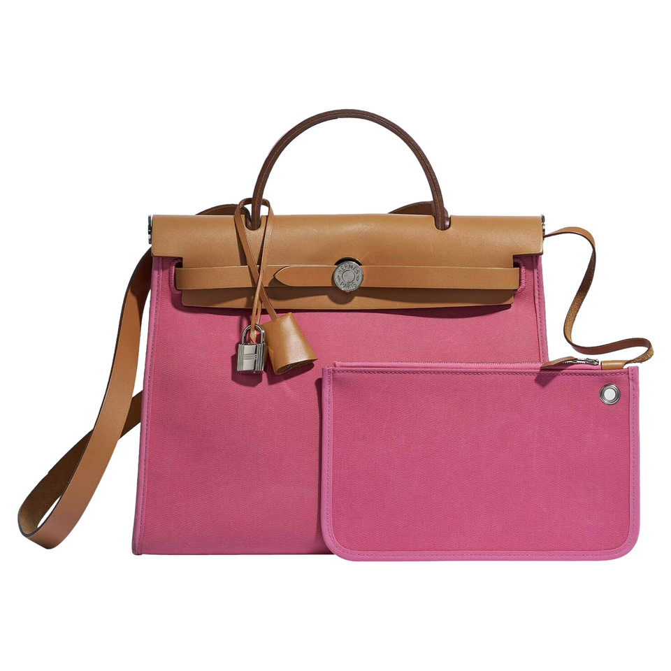 Hermès Herbag 31 in Rosa / Pink