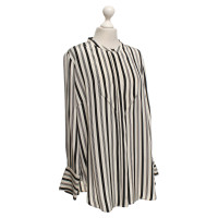 By Malene Birger Striped silk blouse