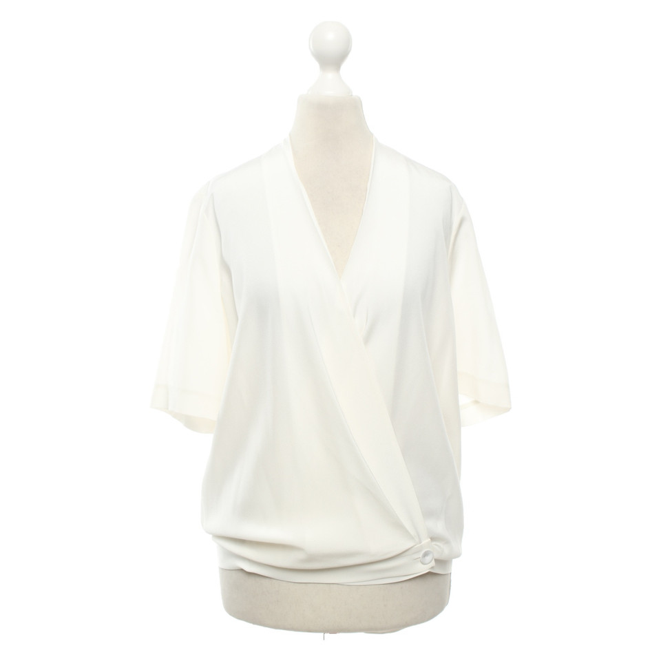 Diane Von Furstenberg Top Silk in Cream