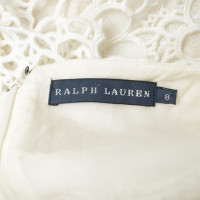 Ralph Lauren Spitzenrock in Creme