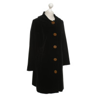 Vivienne Westwood Manteau en velours noir