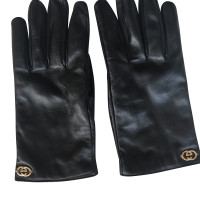 Gucci Leather gloves in black