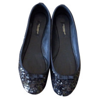 Dolce & Gabbana Slipper/Ballerinas in Schwarz