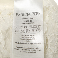 Patrizia Pepe Lace top in white