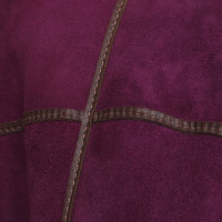 Christian Dior Leren vest in fuchsia