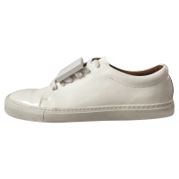 Acne Trainers Patent leather in White