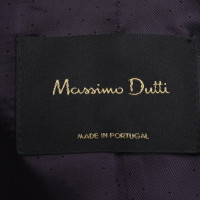 Massimo Dutti Blazer aus Baumwolle in Violett