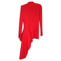 Alexander McQueen Blazer Silk in Red