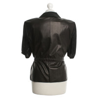 Prada Leather shirt in black