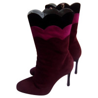 Sergio Rossi Ankle boots Suede in Bordeaux