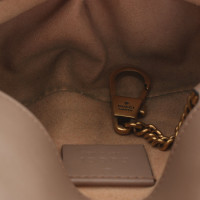 Gucci Marmont Bag Leer in Taupe