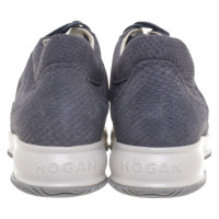 Hogan Sneakers aus Wildleder in Blau