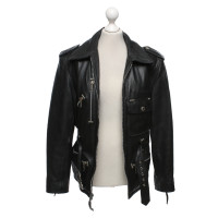 Harley Davidson Jacket/Coat Leather in Black