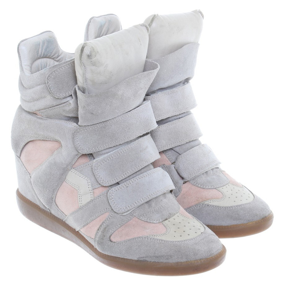 Isabel Marant Zeppa sneakers in pelle scamosciata