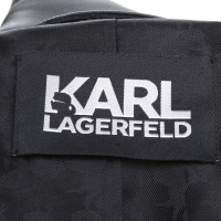 Karl Lagerfeld Leren jas in zwart