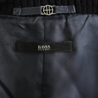 Hugo Boss Jacke/Mantel aus Wolle in Blau