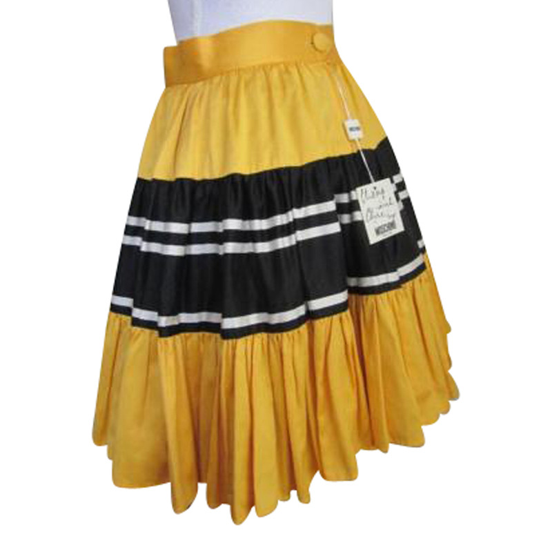 Moschino Yellow skirt