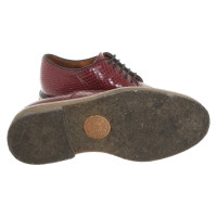 Dries Van Noten Lace-up shoes in burgundy